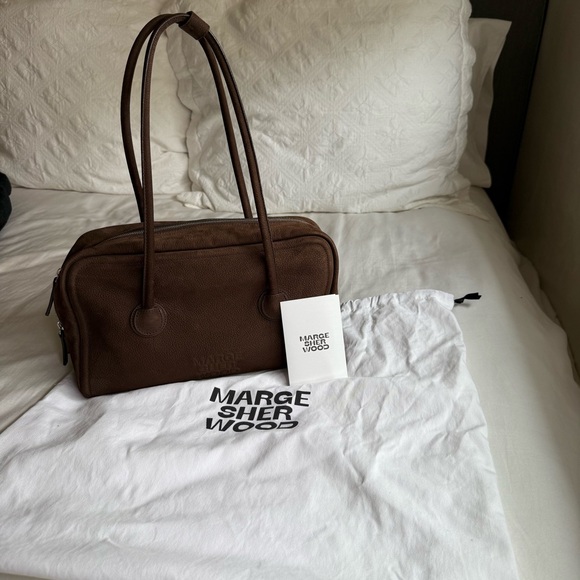 MARGE SHERWOOD Soft Boston Hush Nubuck Bag - Picture 2 of 14